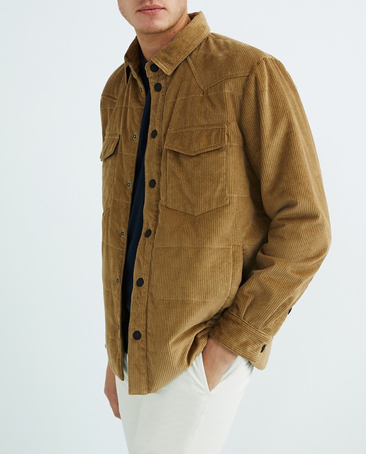 Imagen 0 de Sobrecamisa de hombre manga larga custom fit