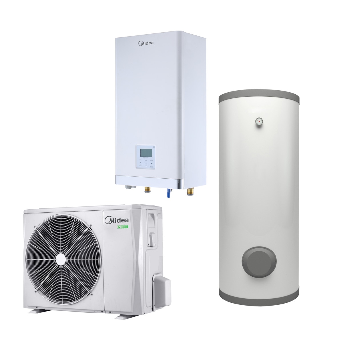 Imagen 0 de Kit de aerotermia Midea bibloc mural - M-THERMUR 16T