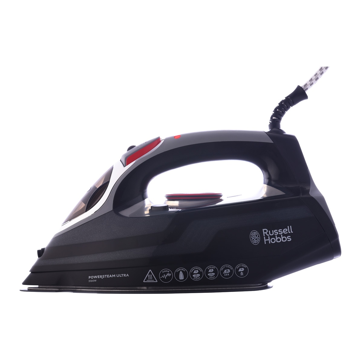 Plancha de vapor Russell Hobbs Power Steam Ultra con suela cerámica Negro-2