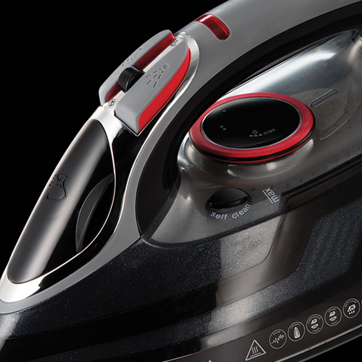 Plancha de vapor Russell Hobbs Power Steam Ultra con suela cerámica Negro-8