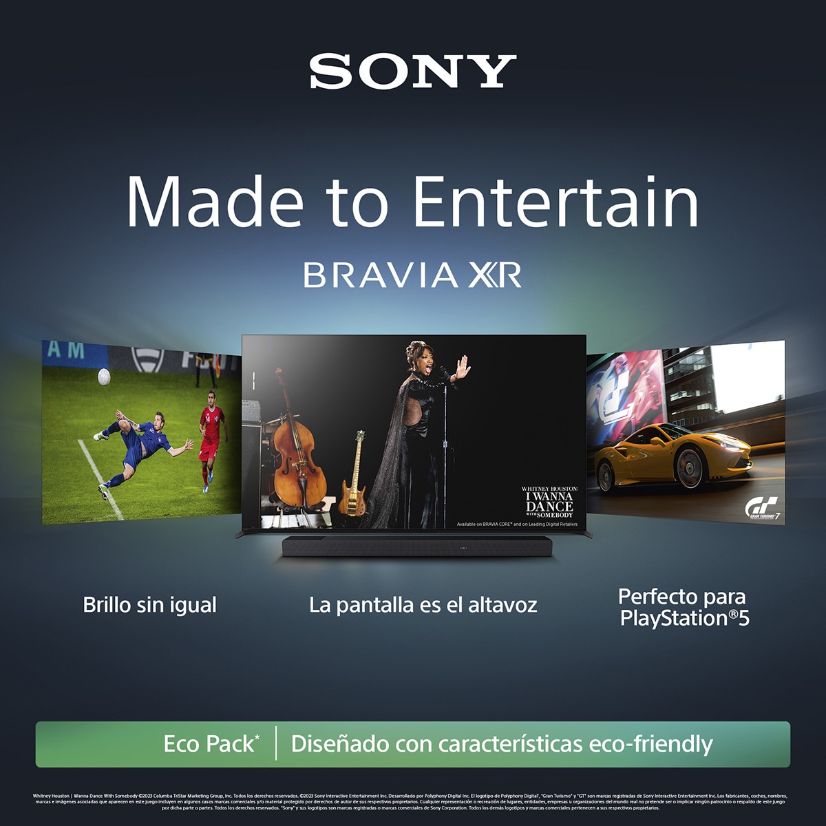 TV 77" Sony BRAVIA XR-77A95L OLED, 4K HDR, XR TRILUMINOS MAX, Google TV, Smart TV, Perfecto para PS5 3