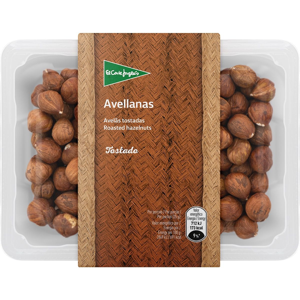 avellanas tostadas tarrina 250 g