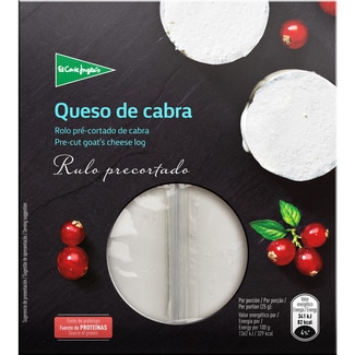 queso rulo de cabra elaborado con leche pasteurizada precortado pack 2 x 100 g envase 200 g - El Corte Ingles
