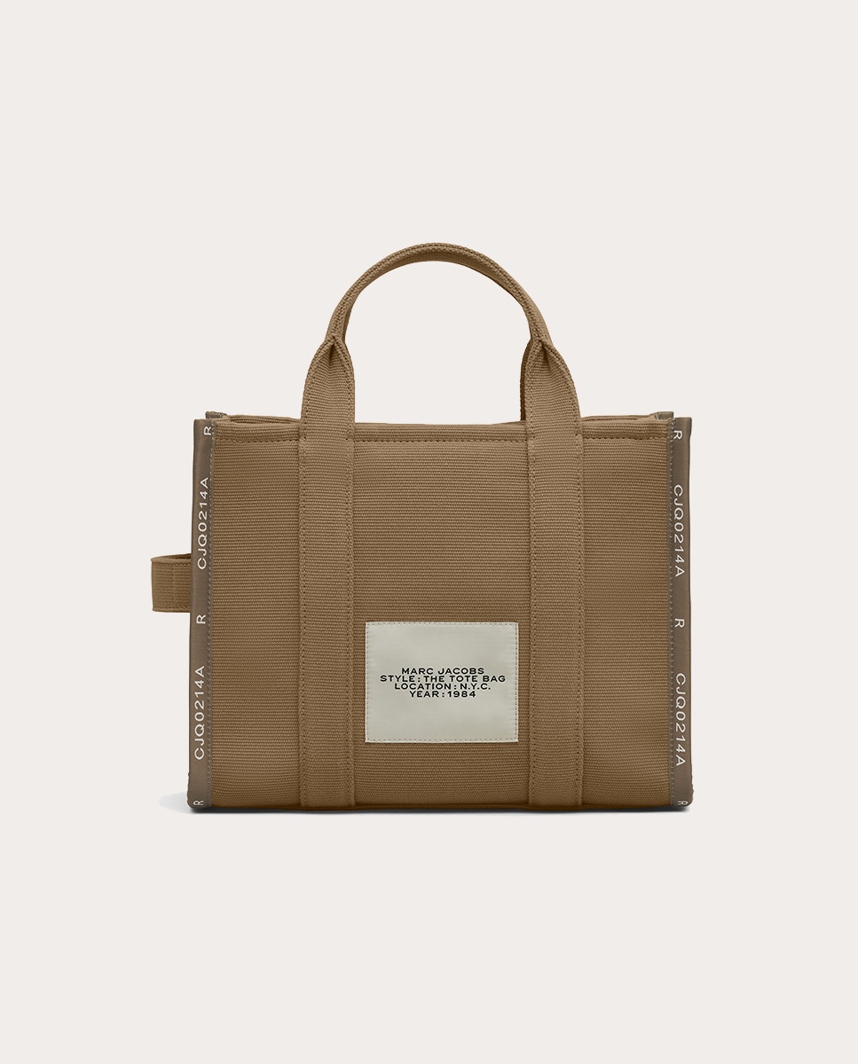 Bolso shopping Jacquard Medium Tote Bag Camel-8
