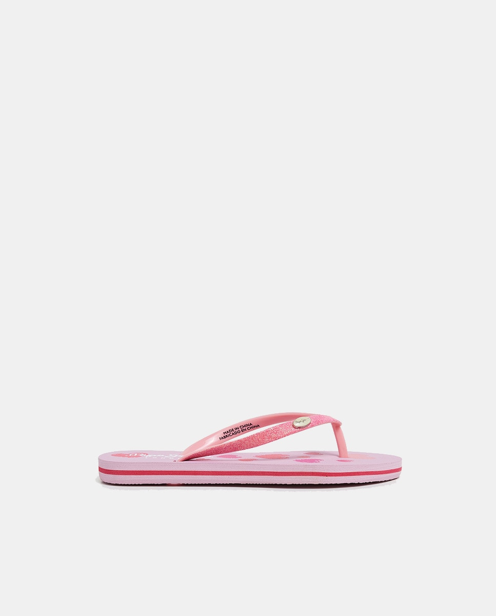 Chanclas Dorset Life de ni?�a con tira al dedo logotipada ?� Pepe Jeans ?� El Corte Ingl?�s