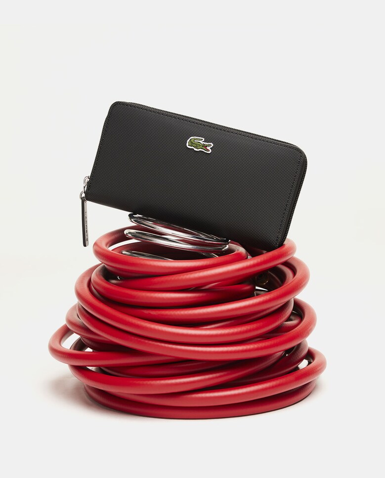 Carteira Grande com Fecho de Correr - Preto Preto-4