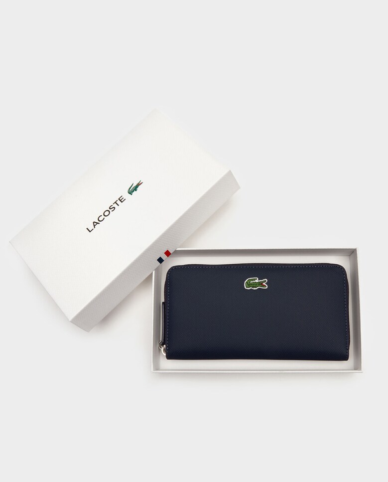 Carteira Grande com Fecho de Correr - Preto Preto-6