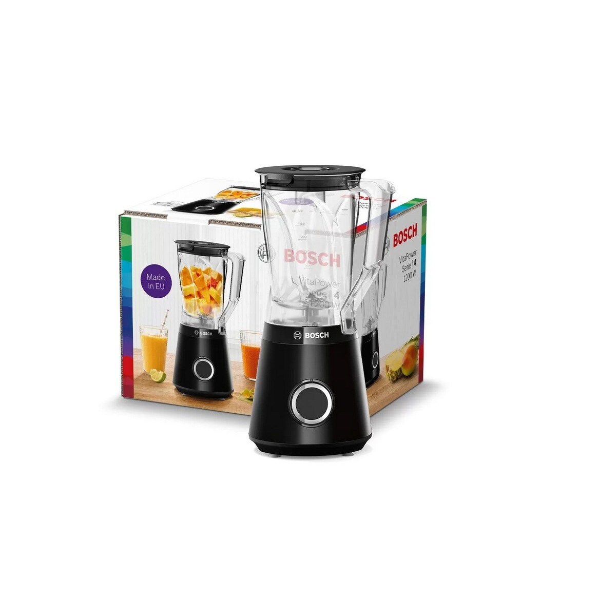 Liquidificador Bosch Serie 4 MMB6141B VitaPower de 1200 W e de 1,5 Litros - Preto Preto-2