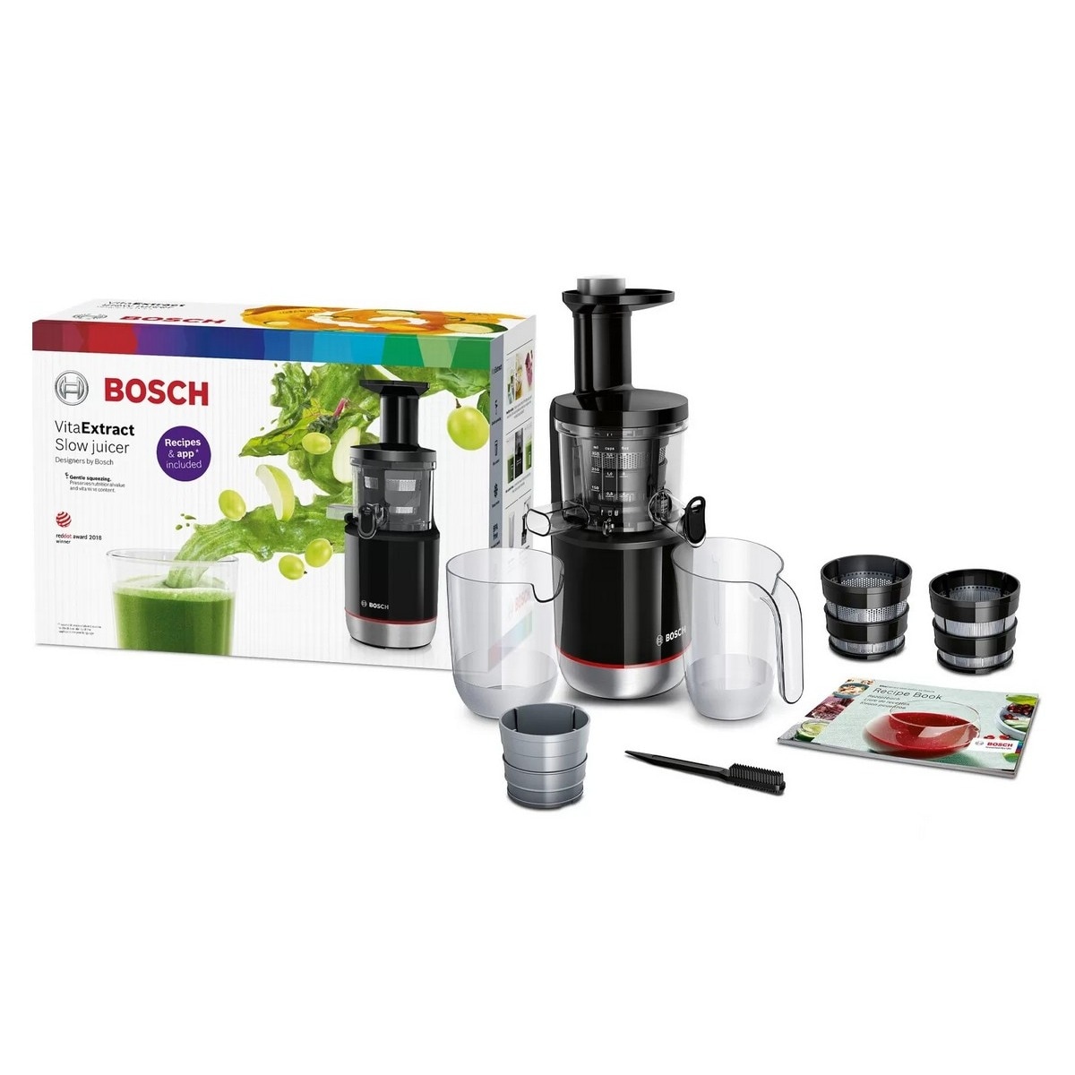 Liquidificador Slow Juicer Bosch MESM731M VitaExtract de 150 W e de 1 Litro - Preto Preto-6