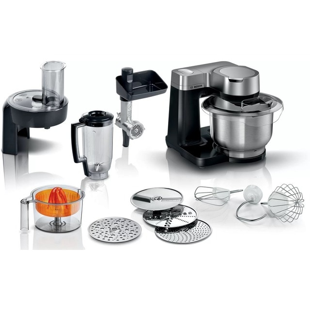 Imagem 0 de Batedeira com Taça Bosch Serie 2 MUMS2VM40 de 900 W e de 3,8 Litros - Preto e Inox