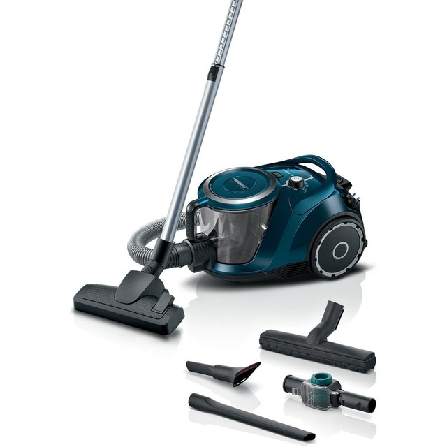 Imagem 0 de Aspirador sem Saco Bosch Serie 6 BGS41FAM ProFamily de 600 W - Azul