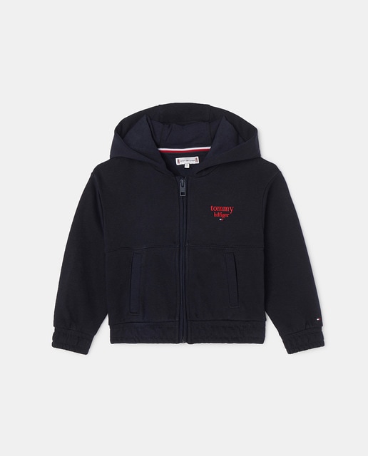 Imagen 0 de Sudadera de bebé niña con cremallera y capucha