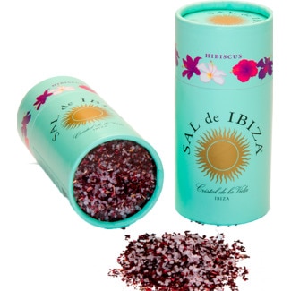 Granito Sal de Mesa com Hibiscus embalagem 90 g - Sal De Ibiza