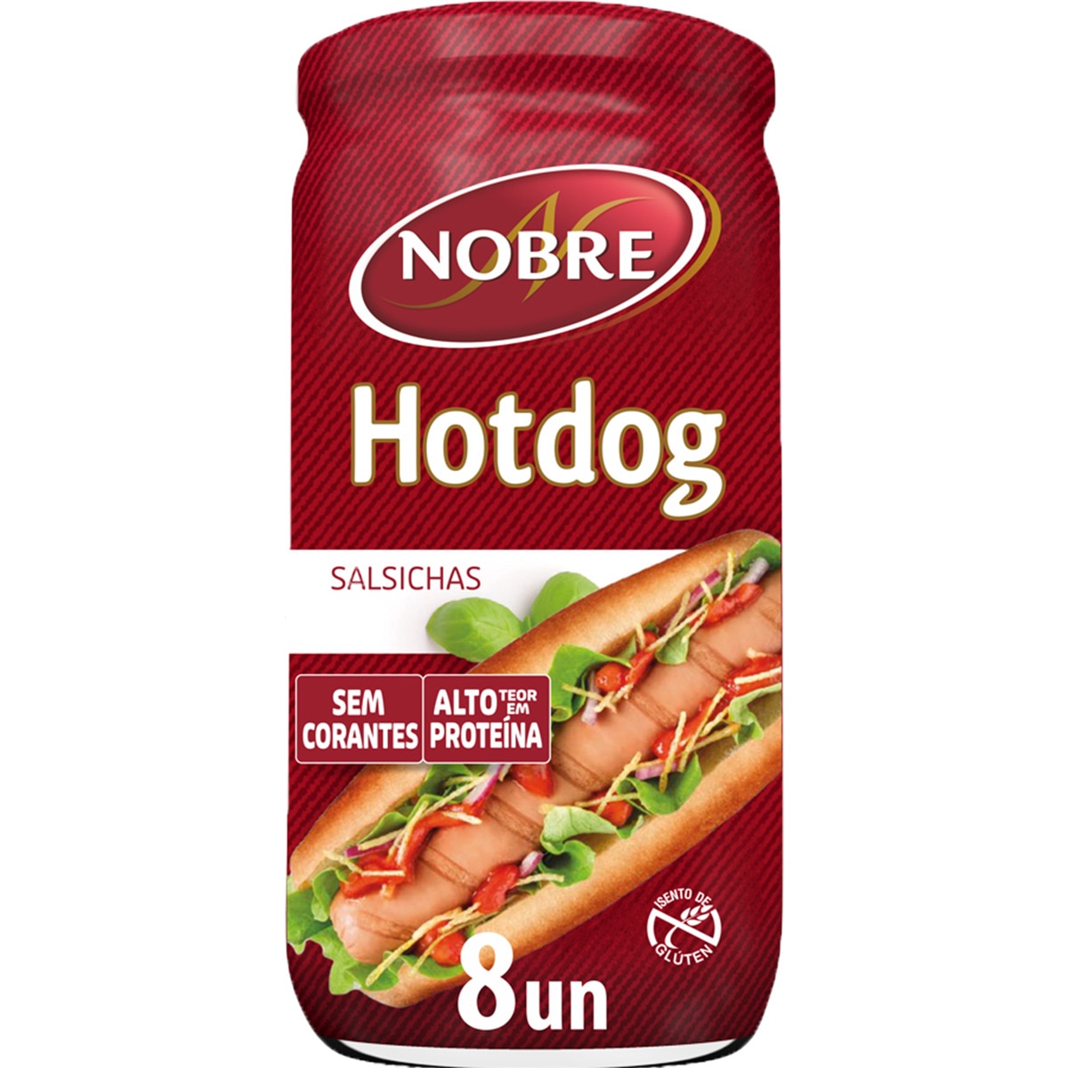 Salsichas Hot Dog 8 Unidades frasco 420 g