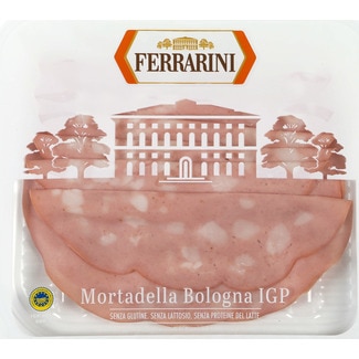 Mortadela de Bolonha em Fatias sem Glúten sem Lactose embalagem 120 g - Ferrarini
