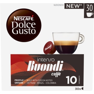 Café Buondi Intenso Intensidade 10 embalagem 30 cápsulas - Nescafé Dolce Gusto