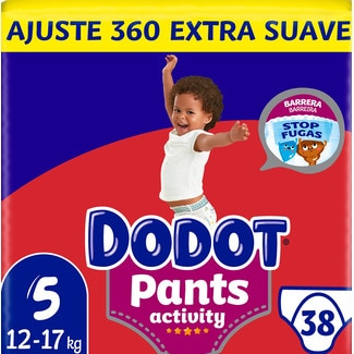 Pants Activity T5 embalagem 38 unidades - Dodot