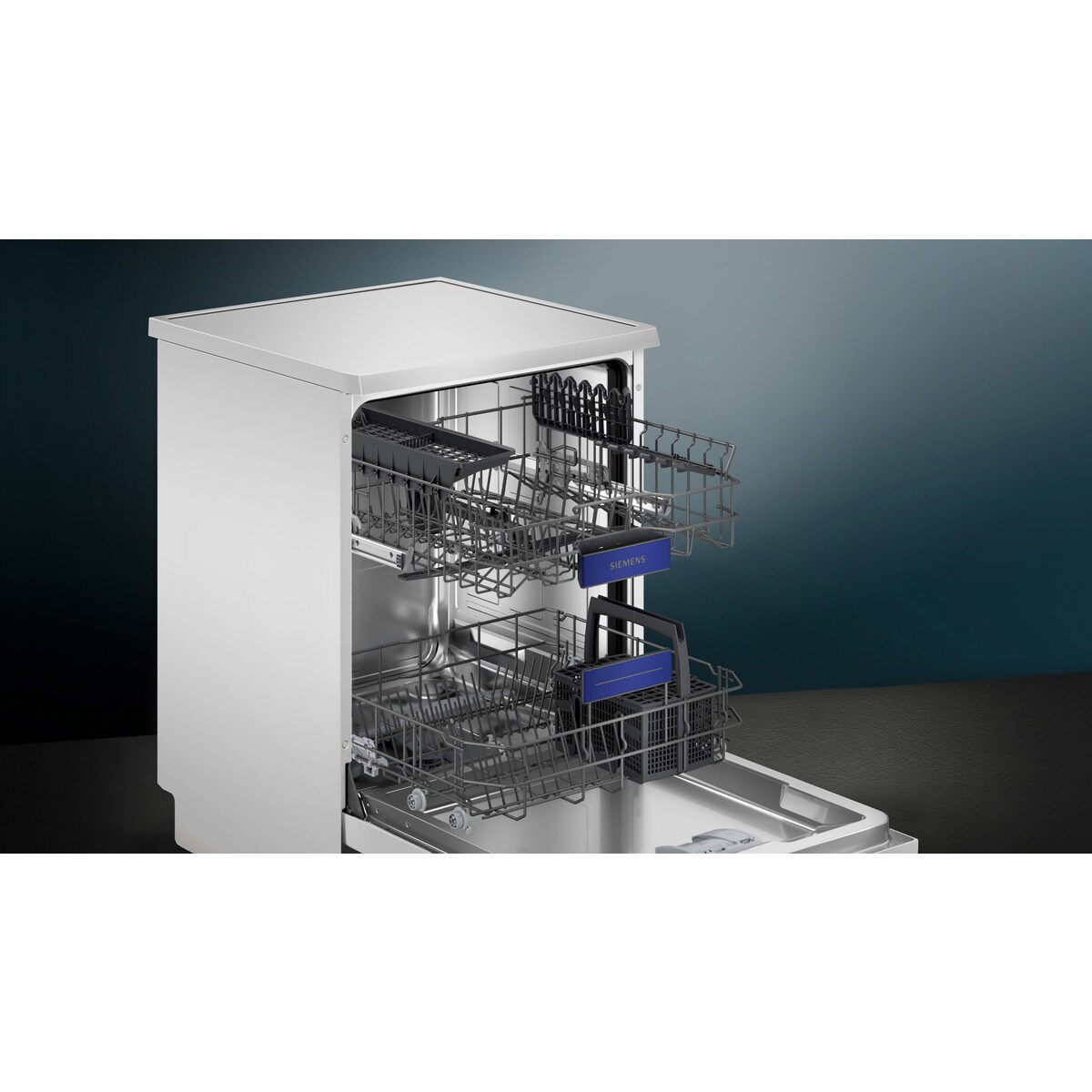 Máquina de Lavar Loiça Siemens iQ300 SN23EW03KE de 13 Conjuntos e de 60 cm - Branco Branco-4