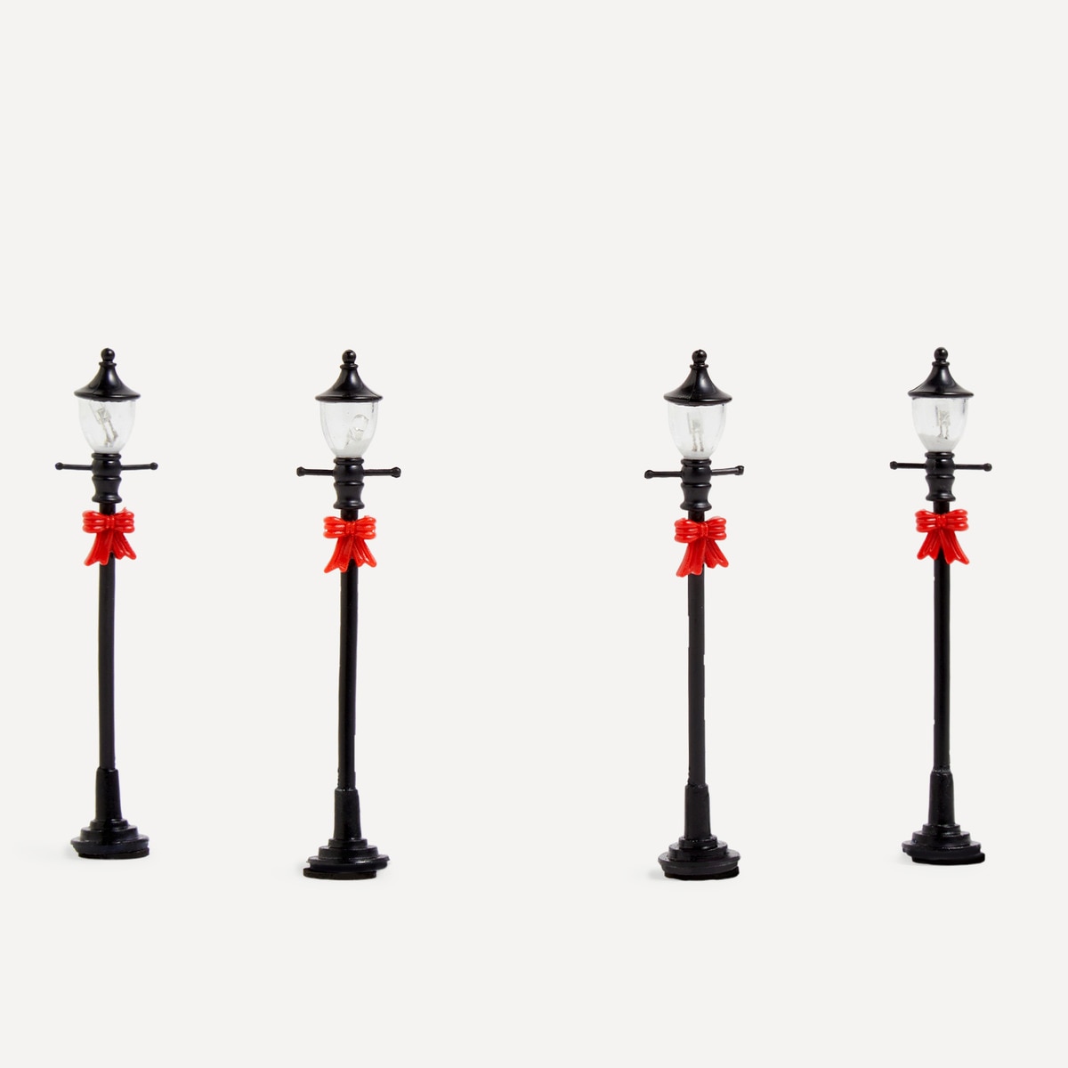 Set de 4 farolas con luz LED Belén Americano Navidad El Corte Inglés 2