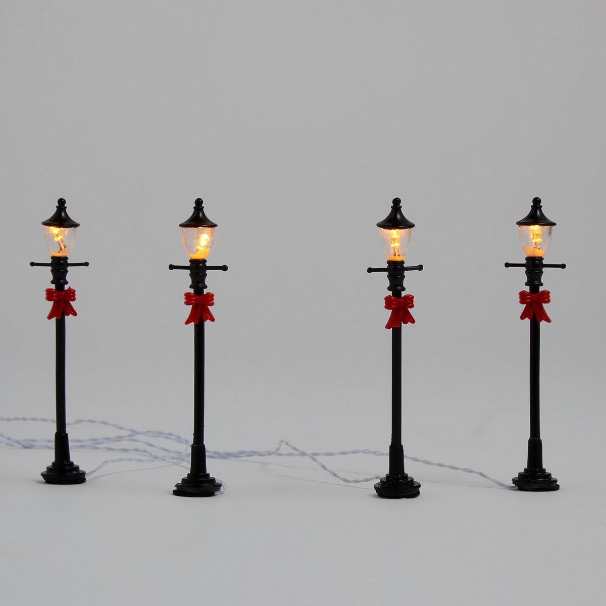 Set de 4 farolas con luz LED Belén Americano Navidad El Corte Inglés 1