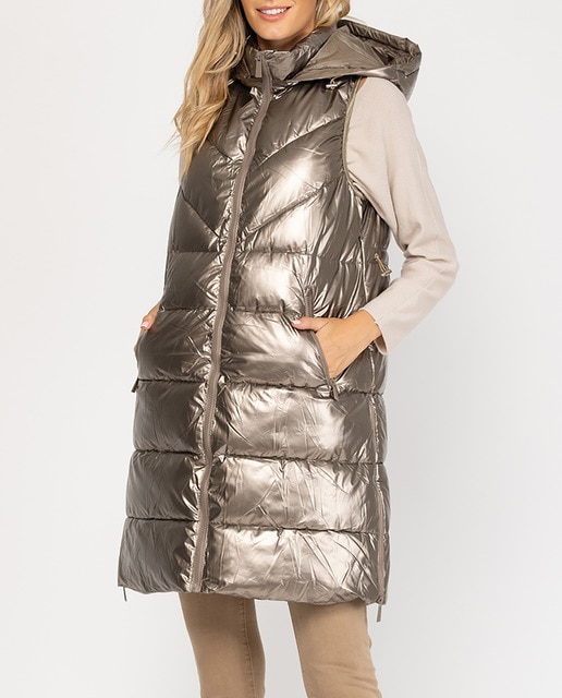 Imagen 0 de Plumífero largo sin mangas