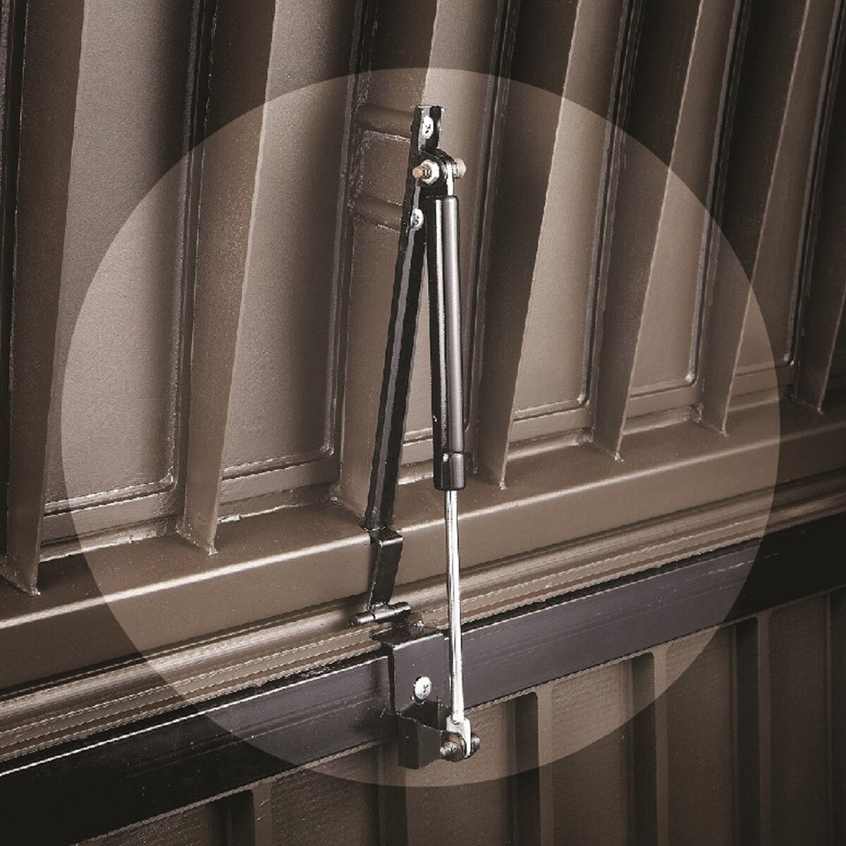 Arcón de jardíon resina, 390 litros, 122 x 54 x 58 cm Marrón-5