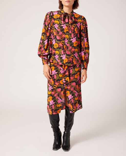 Imagen 0 de Camisa manga larga mujer estampado floral