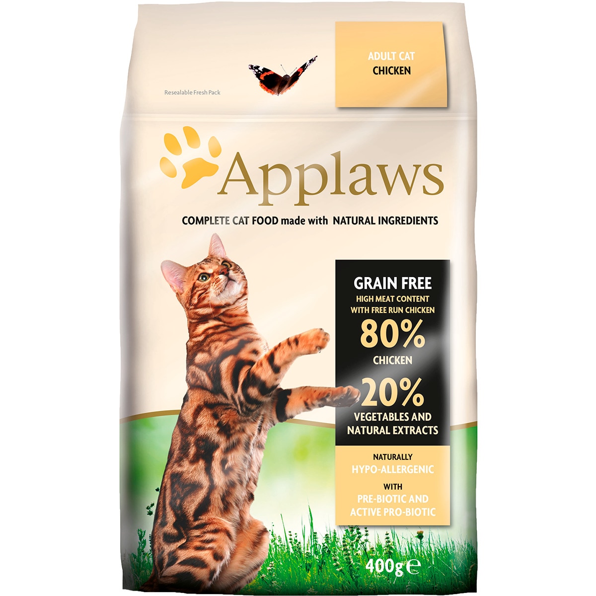 Alimento Seco para Gato sabor Galinha embalagem 400 g