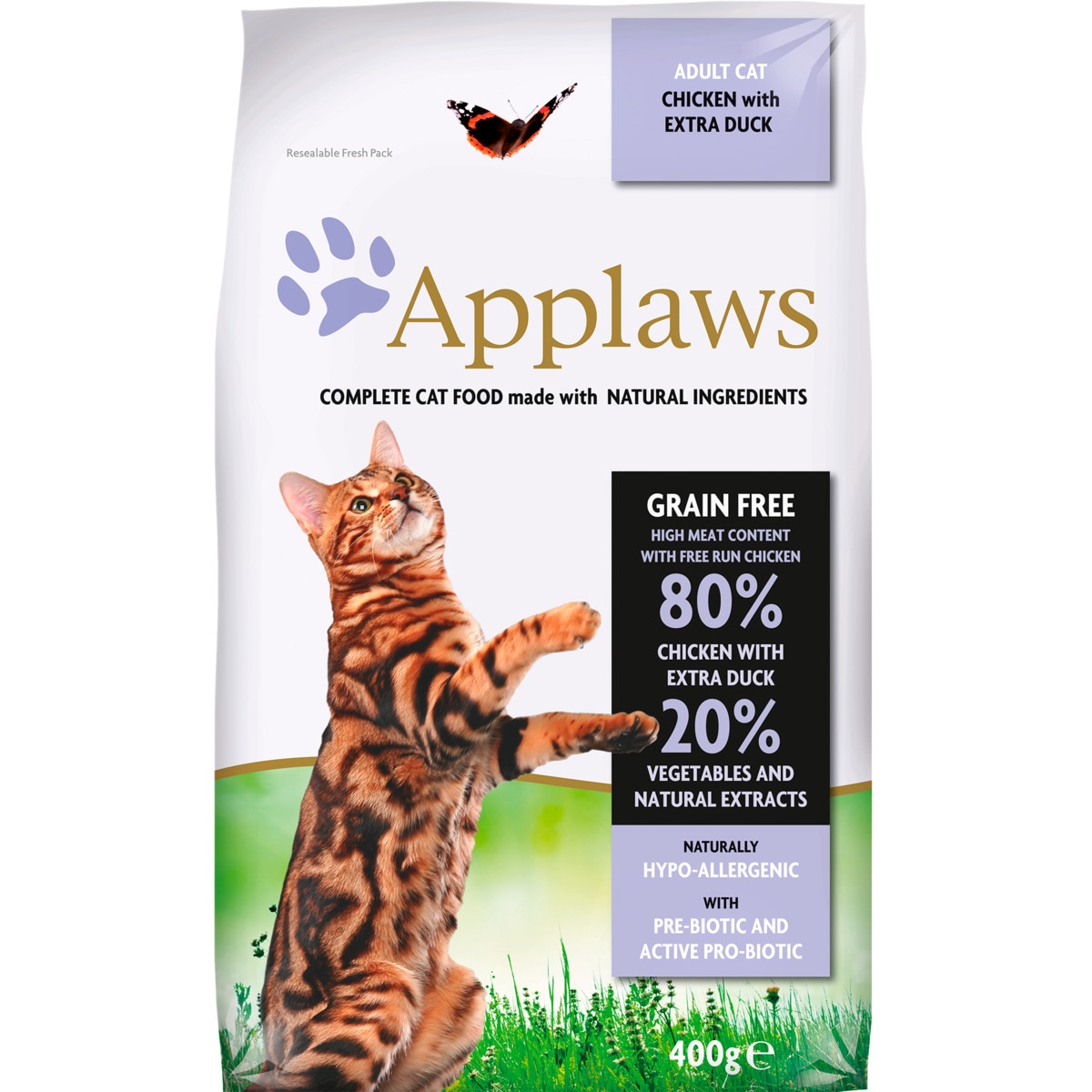 Alimento Seco para Gato sabor Galinha embalagem 400 g