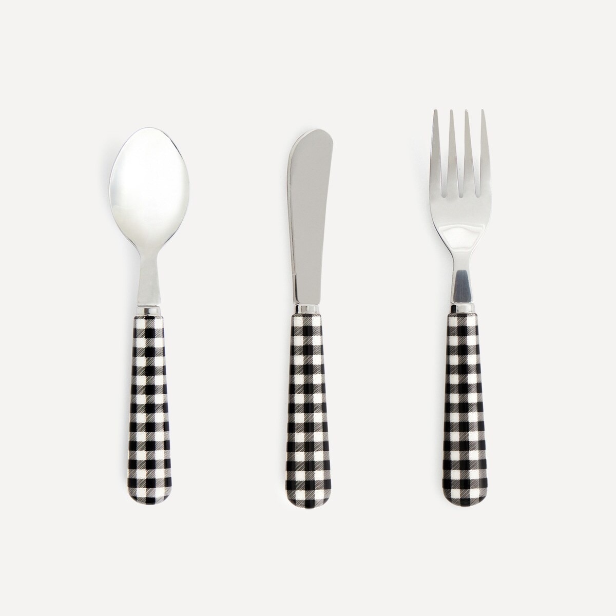 Tenedor de postre Brunch Basics El Corte Inglés Negro-3