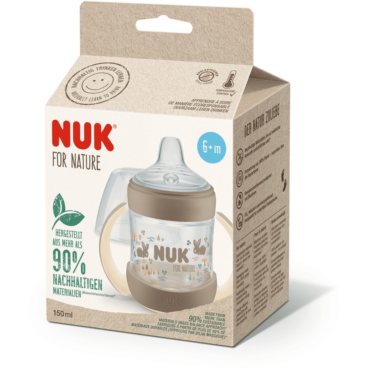 Copo de Aprendizagem For Nature  6m+ - 150 ml Castanho-2