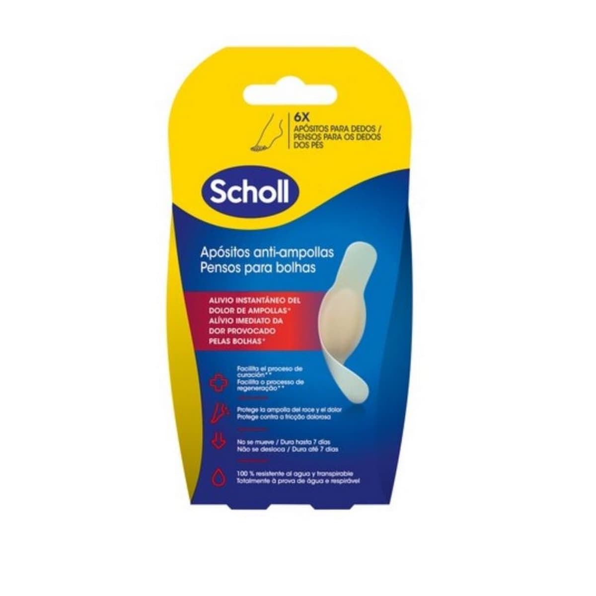 Pensos Anti-bolhas para os Dedos - 6 unidades 1