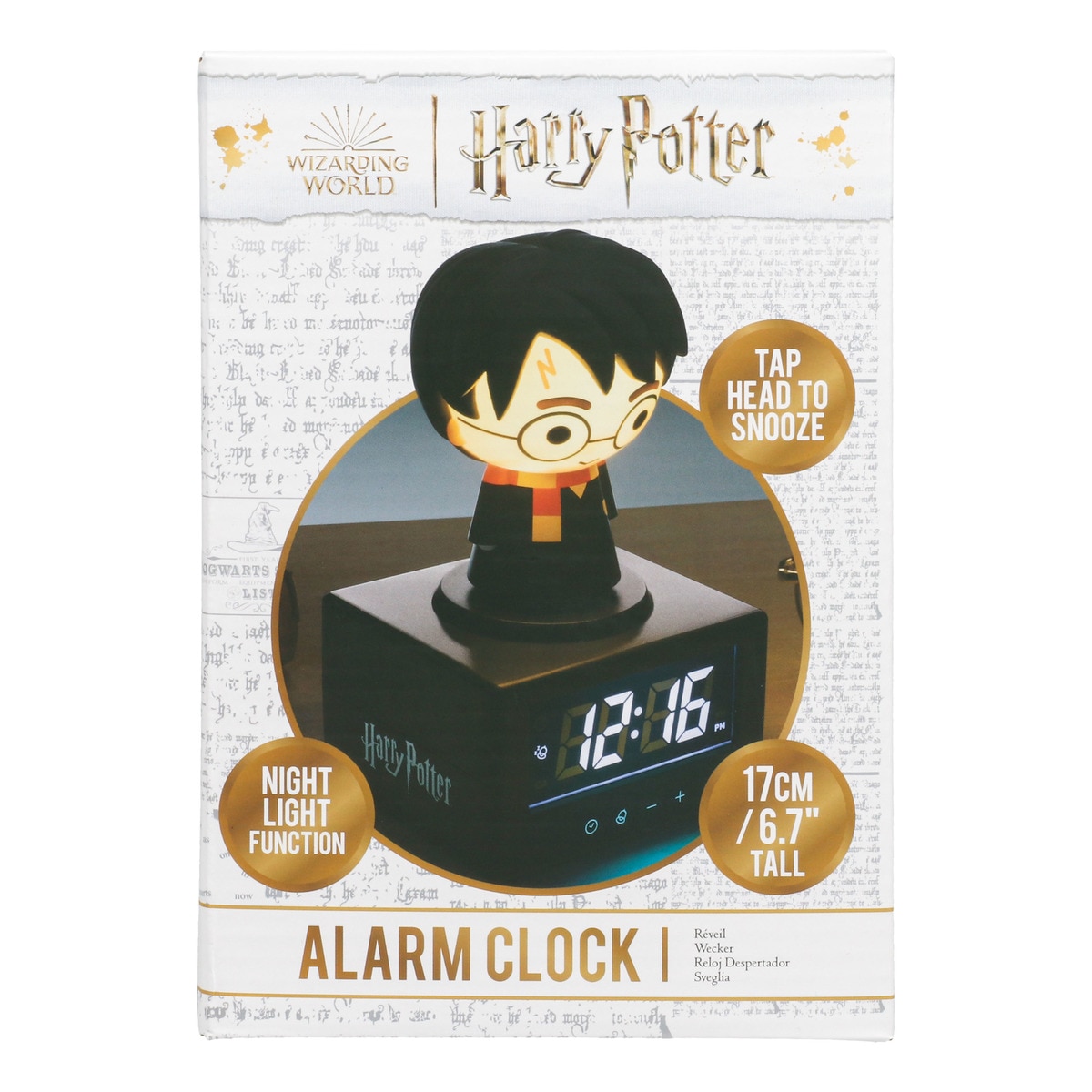 Relógio Despertador Ícones Harry Potter 6