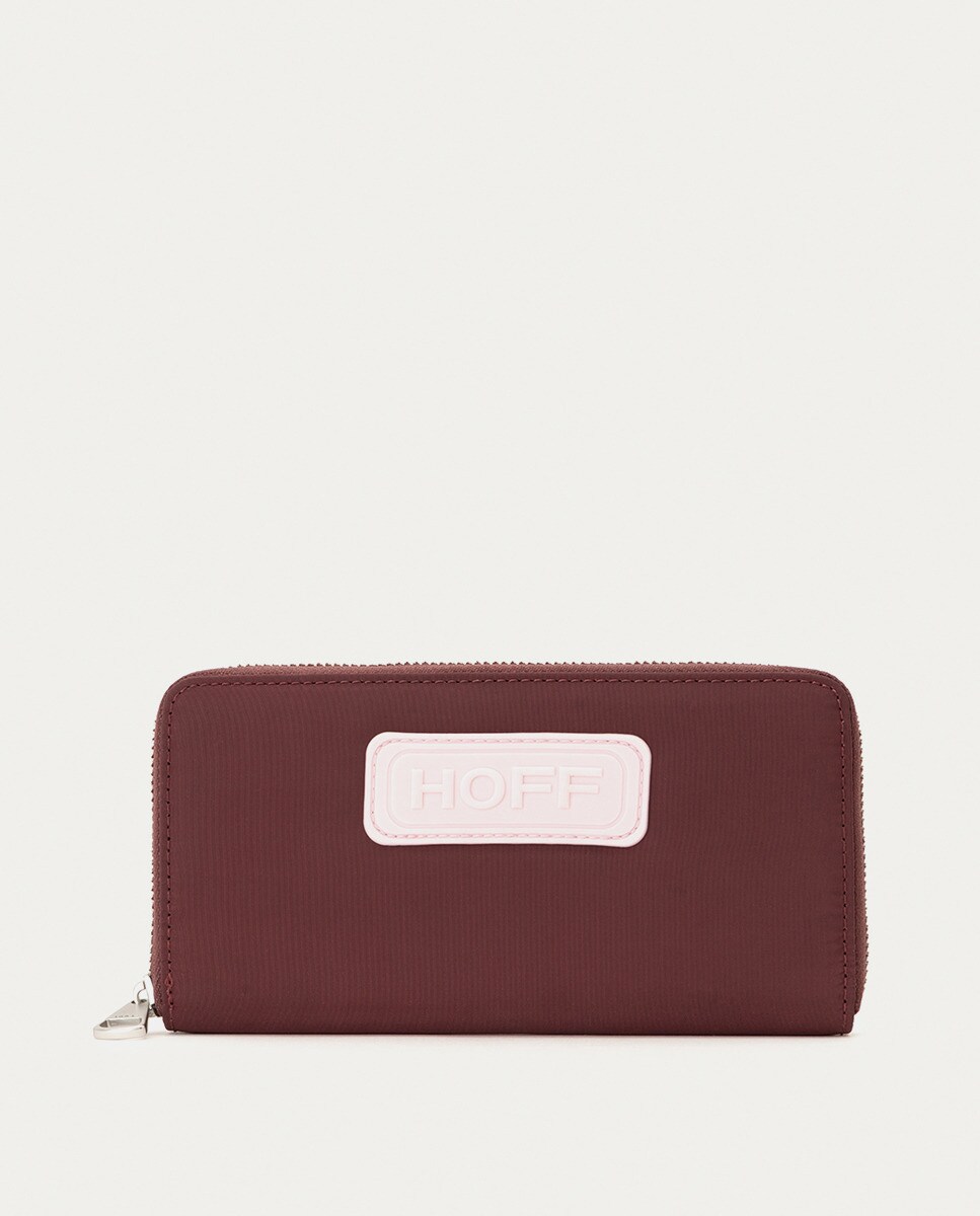 Grande pochette avec logo contrastant