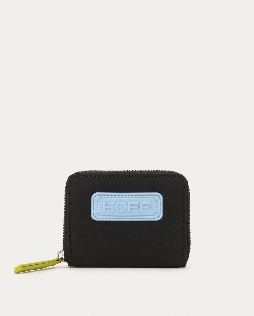 Petite pochette avec logo contrastant