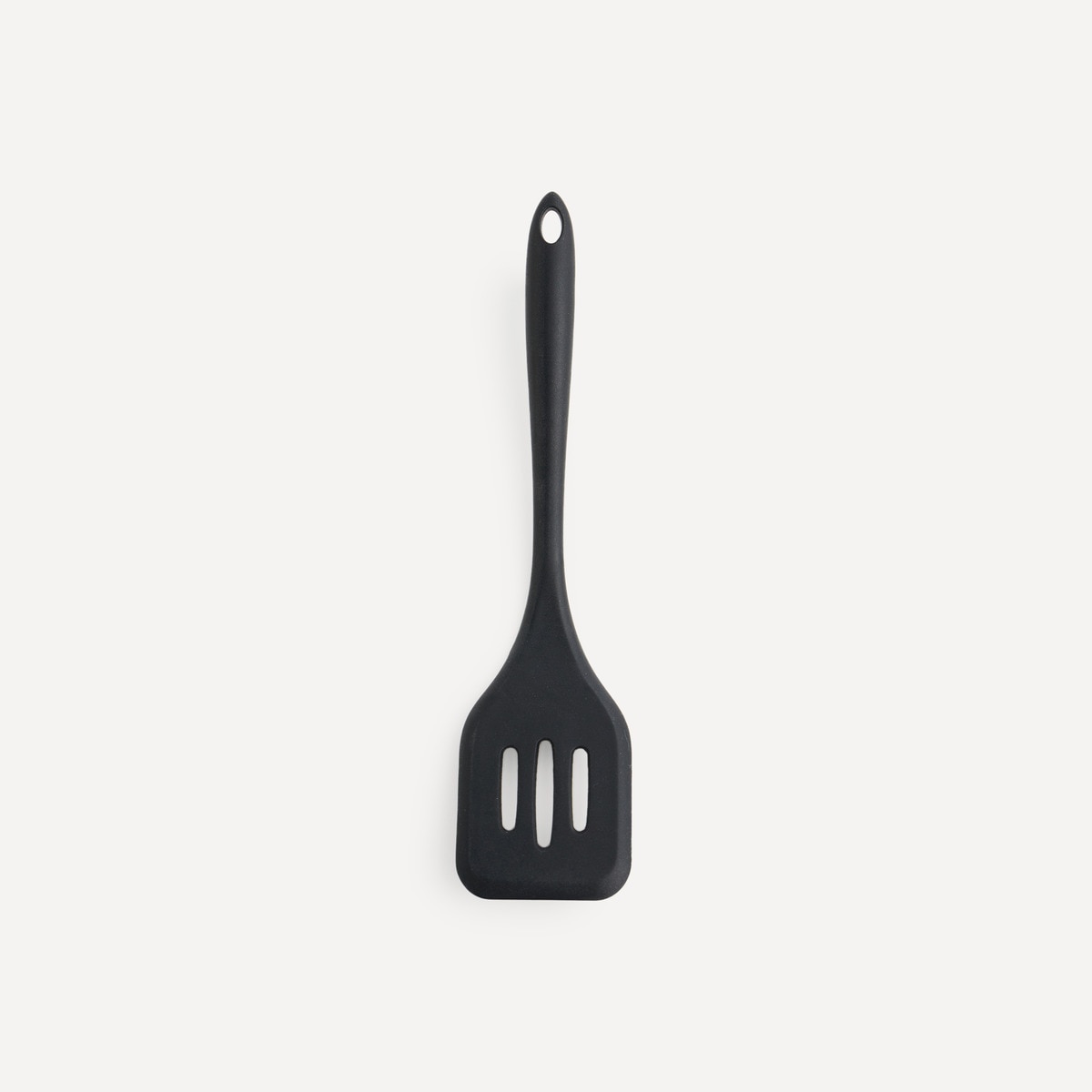 Espátula ranhurada de silicone El Corte Inglés Preto-1