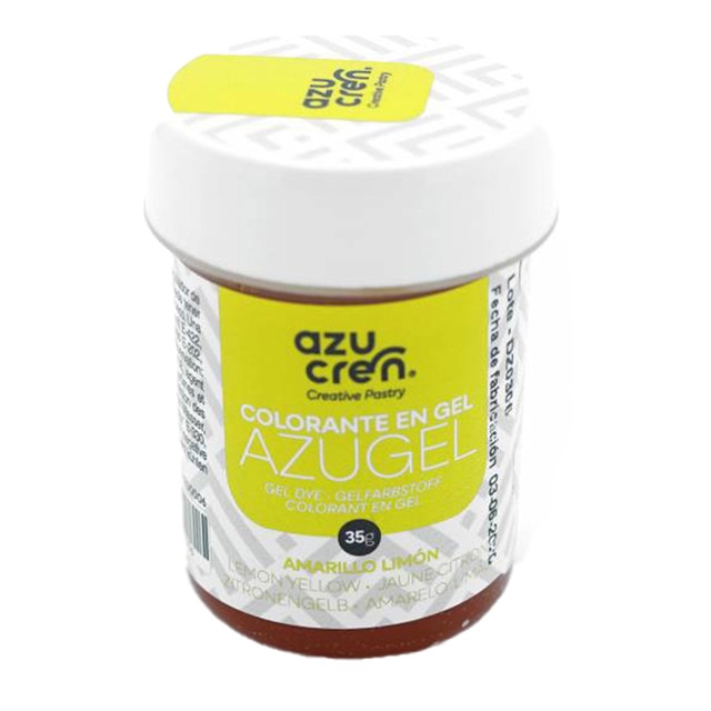 Imagen 0 de Colorante en gel amarillo 35 gr. Azucren