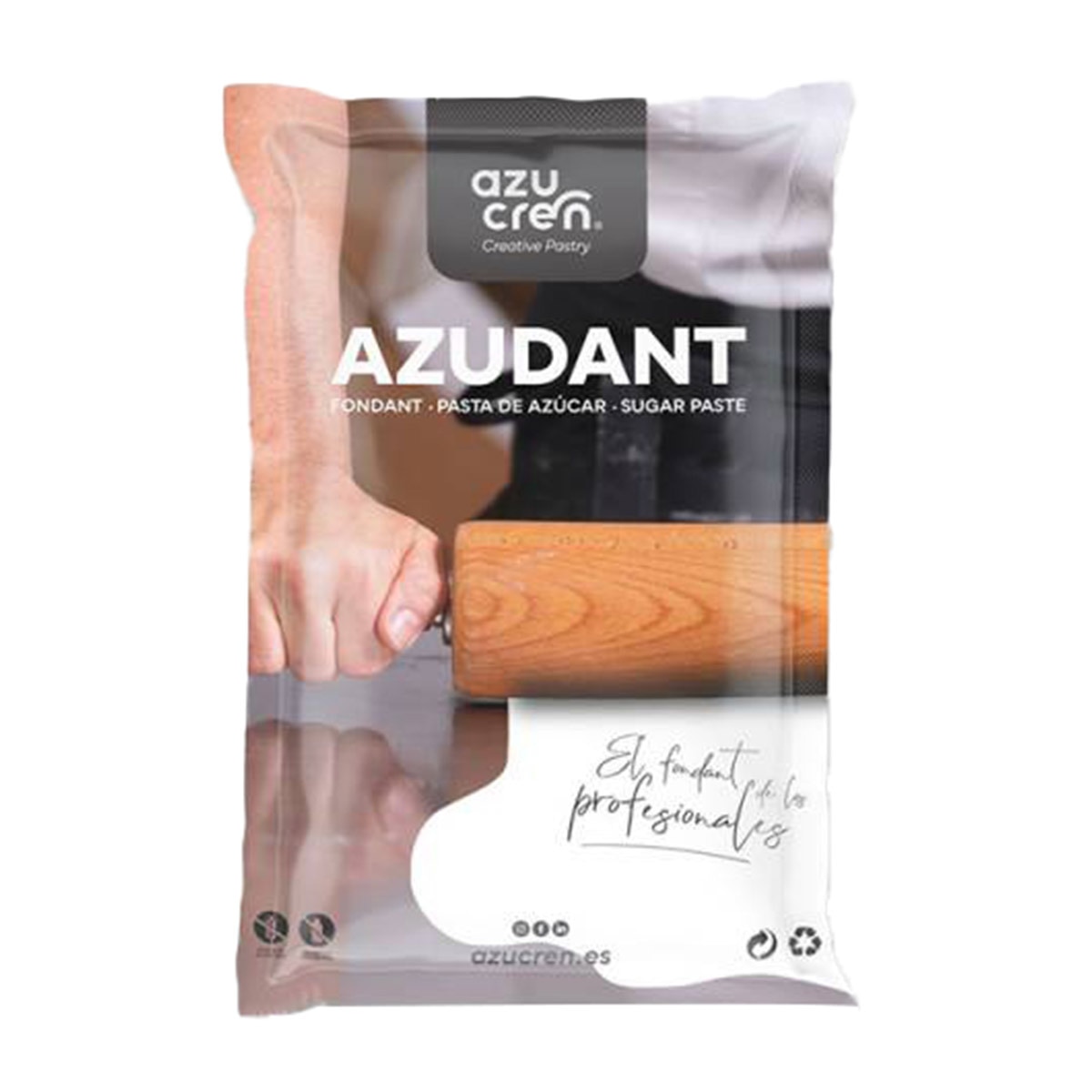 Pasta de Açúcar sem Glúten 250 g - Extra Branco Azucren Branco-1