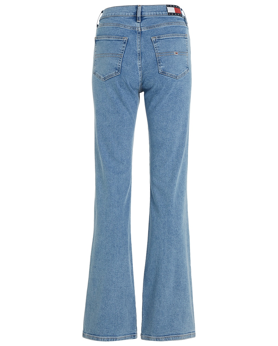 Jeans Sylvia com Cintura Subida Azul-5