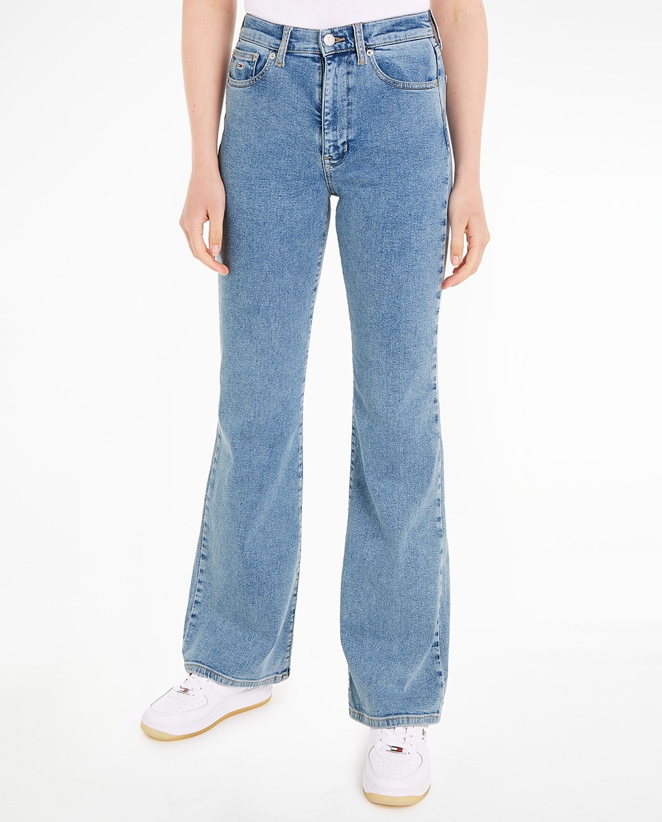 Jeans Sylvia com Cintura Subida Azul-1