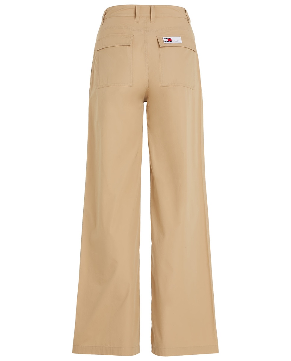 Calças Claire Wide Leg com Cintura Subida Camel-5