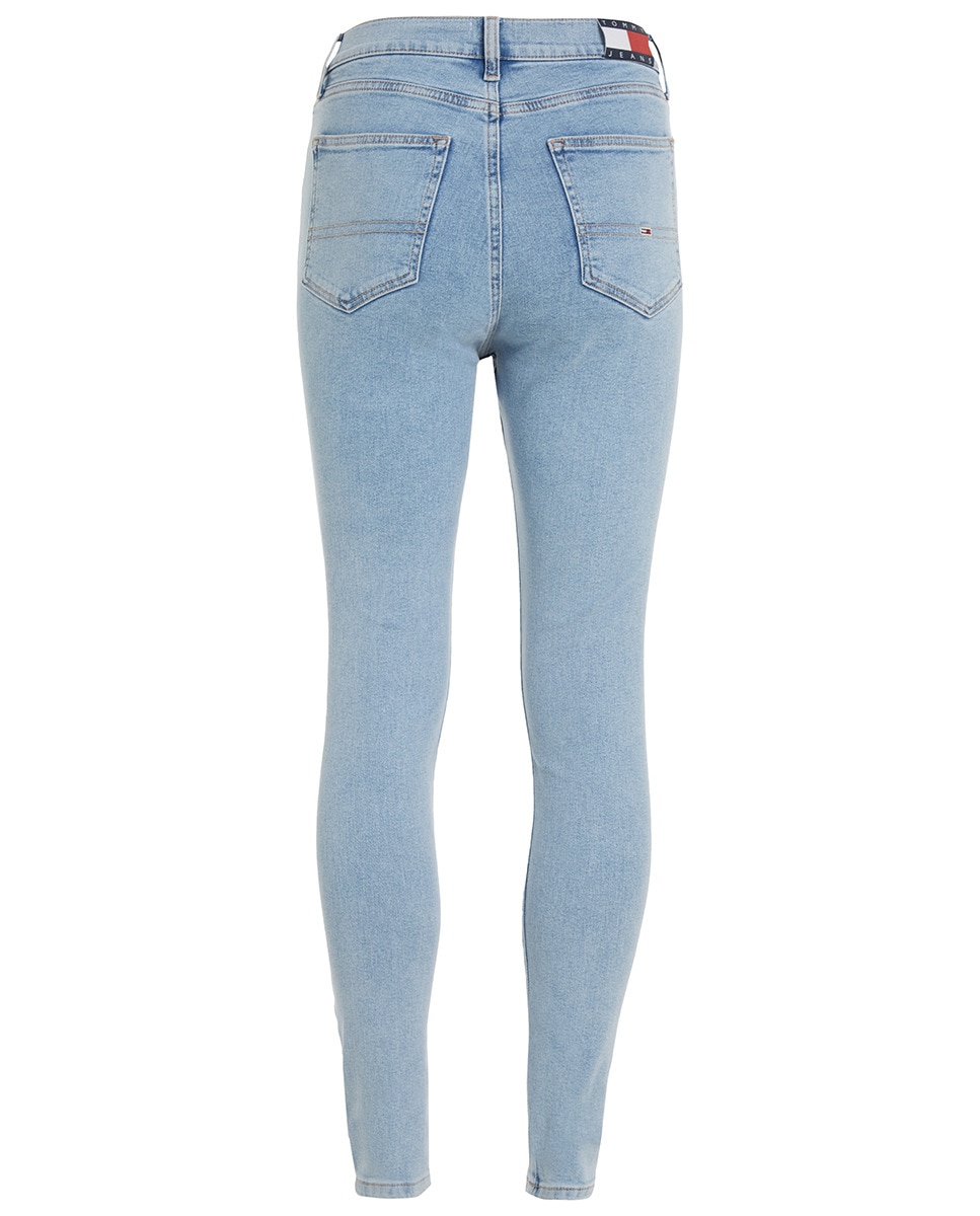 Jeans Sylvia com Cintura Subida Azul-claro-5
