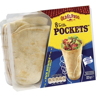tortilla pocket 8 unidades caja 223 g - Old El Paso
