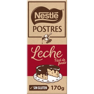 chocolate con leche para repostería fácil de fundir sin gluten tableta 170 g - Nestle Postres