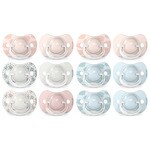 Schnuller mit physiologischem Silikonsauger 0-6 Monate 2 Einheiten verschiedene Modelle