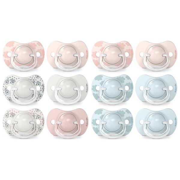 Schnuller mit physiologischem Silikonsauger 0-6 Monate 2 Einheiten verschiedene Modelle