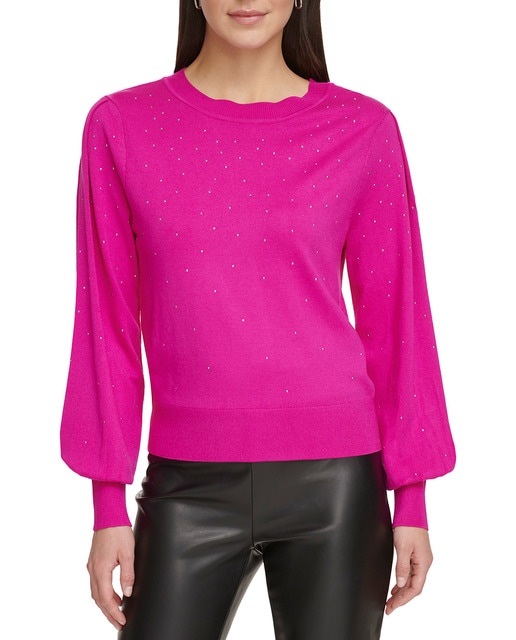 Imagen 0 de Jersey de mujer relajado con cuello redondo