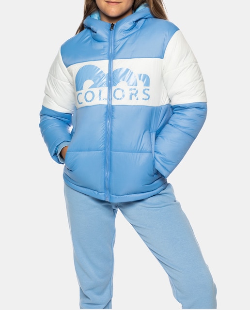 Imagen 0 de Abrigo bicolor logo