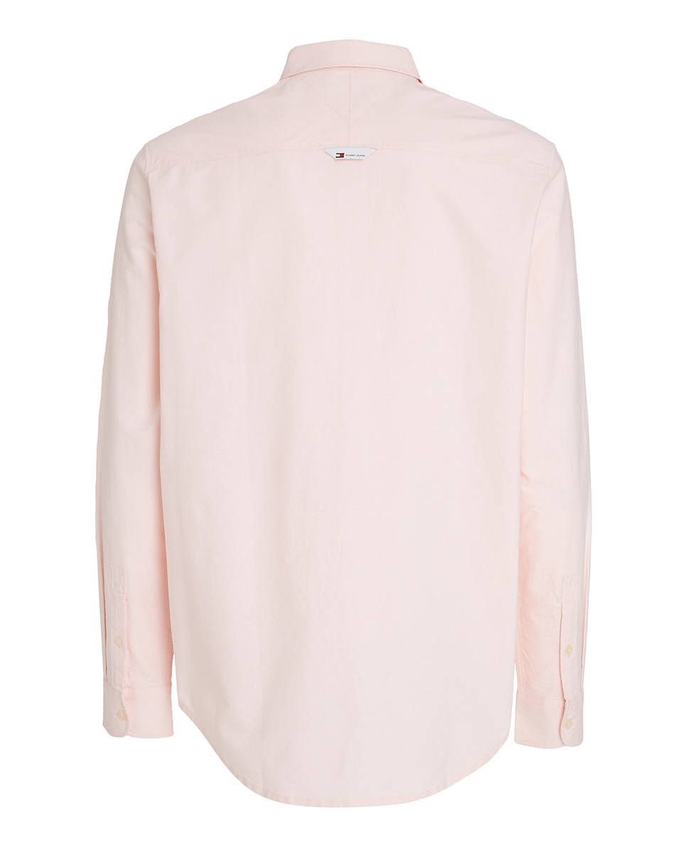 Camisa Regular com Manga Comprida Salmão-6
