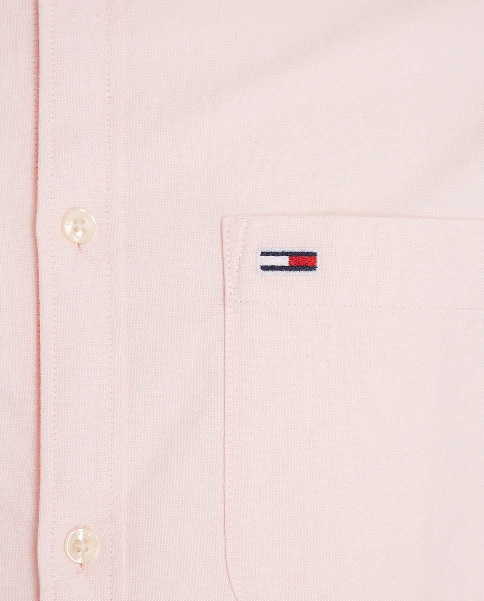 Camisa Regular com Manga Comprida Salmão-4